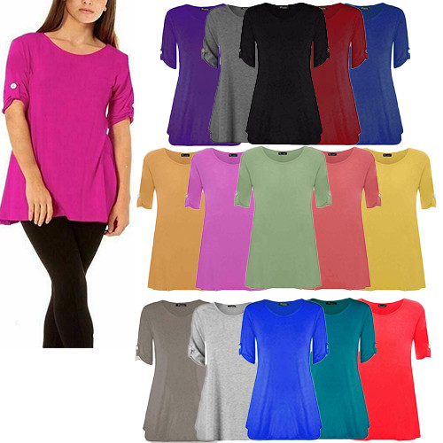 Women short turn sleeves - turn,