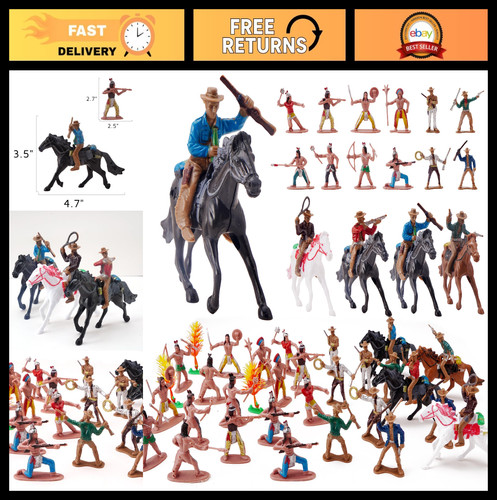 Wild west playset 48 pcs - playset,