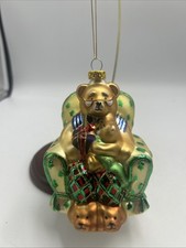 Blown Glass Ornament Papa And