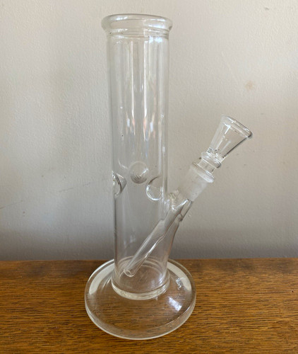 Clear glass water pipe - clear,