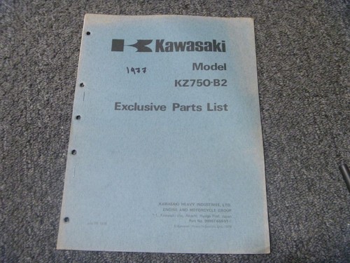1977 kawasaki kz750 - kawasaki, kz750-b2