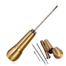 Canvas Leather Tent Sewing Awl Hand Stitcher Leather Craft Needle Kit Tool Fix