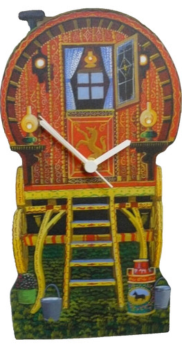 Gypsy caravan wall hanging - caravan,