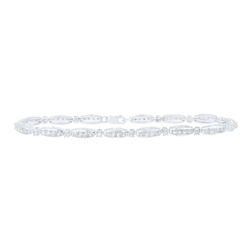 Sterling silver diamond - silver,