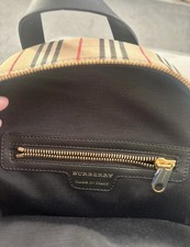 Burberry Check Link Leather