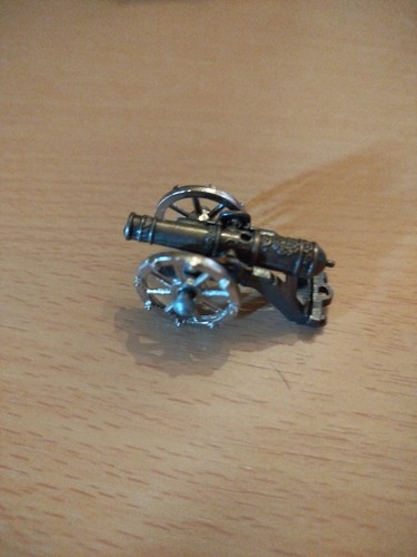 Vintage 1970 metal cannon - vintage,