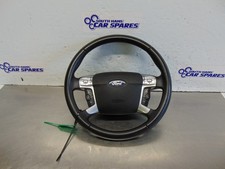 Ford Mondeo Steering Wheel MK4 10-14 Multifunction Cruise Control Black Silver