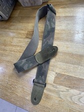 Levy’s Camouflage Guitar Strap Suede And Cotton Camo