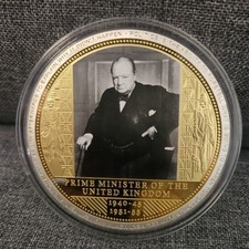 Winston Churchill Prime Minister Medallion 112g – UK Historical Coin