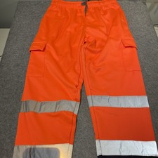 Hi Vis Orange Work Trousers