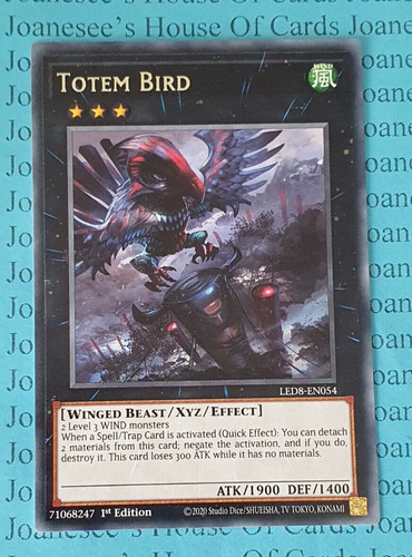 Led8 en054 totem bird rare - bird,