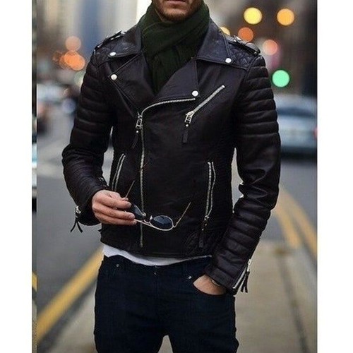 Tab collar genuine lambskin - genuine,