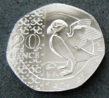 2023 20p Twenty Pence Puffin Coin Brilliant Uncirculated - Crown Privy Mark