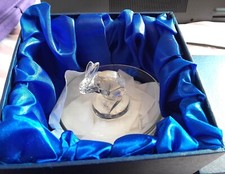LALIQUE PIN TRAY RABBIT