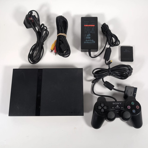 Playstation ps2 slim black - ps2,