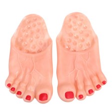 Funny Adult Slippers Happy Feet Cavernous Shoes Accessories
