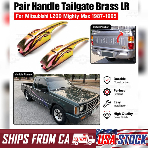 Handle tailgate brass - lr,