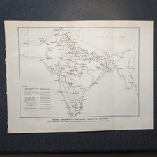 Original 1929 Map of Indian