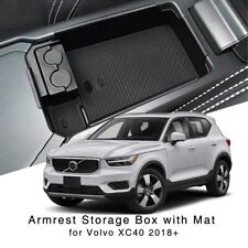 For Volvo XC40 2018+ Armrest Storage Box Pallet Center Console Tray Organizer