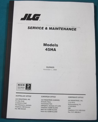 Jlg 45ha boom lift - jlg,