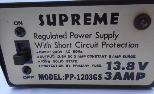 Supreme 1203gs regulated - supreme,