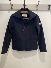 Seasalt Cornwall Charlie Wool Mix Nautical Style Jacket Size 10 Navy Blue ladies