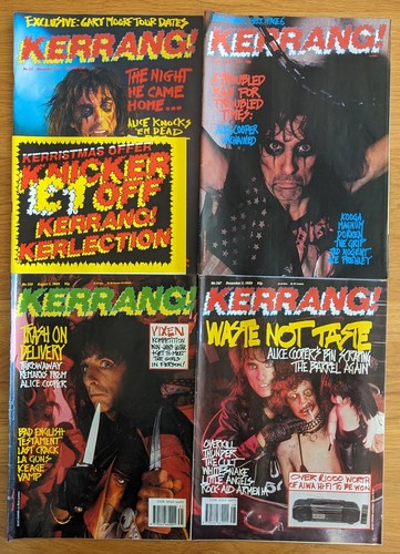 Alice cooper kerrang issues - alice, kerrang!