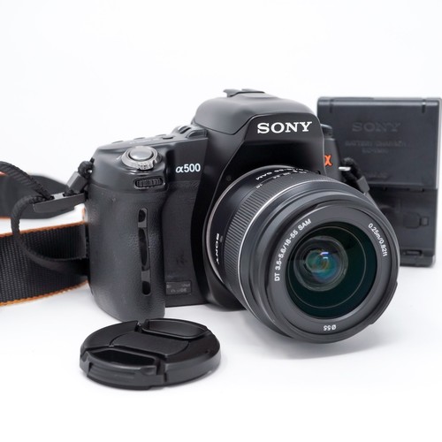 Sony a500 3mp dslr camera - a500,