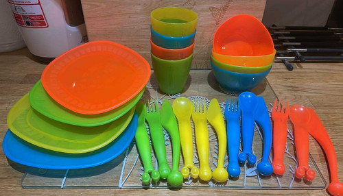 Children brightly coloured - brightly,