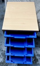 Mobile Storage Cabinet  4-Tray