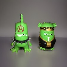 Green Alien Key Ring Figures