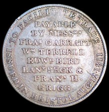 United Kingdom 1 Shilling 1811 Somersetshire Bristol To Facilitate Trade Token