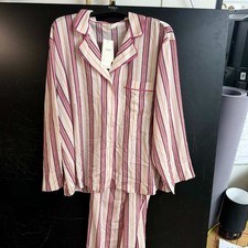 M&S Dream Satin Striped Pyjama