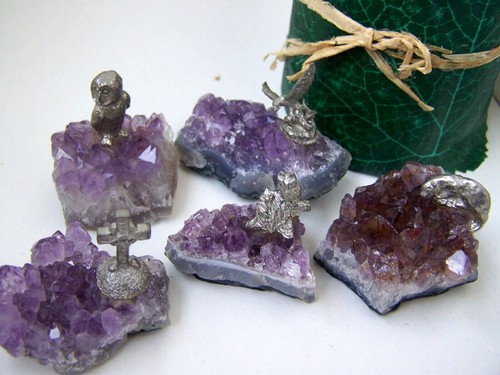 Vintage rough amethyst geode - vintage,