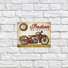 Indian Motor Cycle, Retro tin