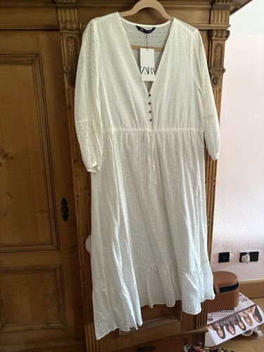 Zara women white - white, midi