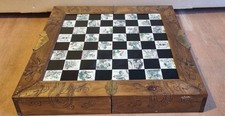 Vintage Chess Set with Chinese