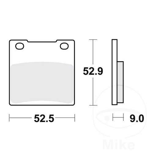 Trw brake pads rear set - pads, 1