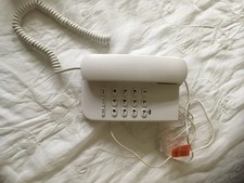 Argos white corded telephone - white,