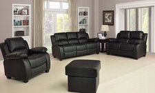 Leather Sofa Set 3+2+1 Suite