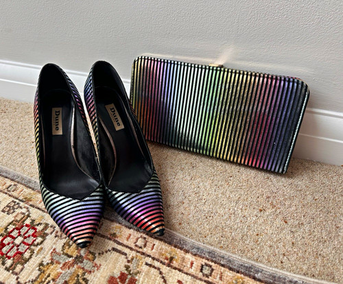 Dune london rainbow metallic - rainbow,