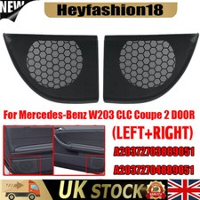 1 Pair Door Speaker Mesh Cover Trim For Mercedes C-Class Coupe/CLC W203 08-11 UK