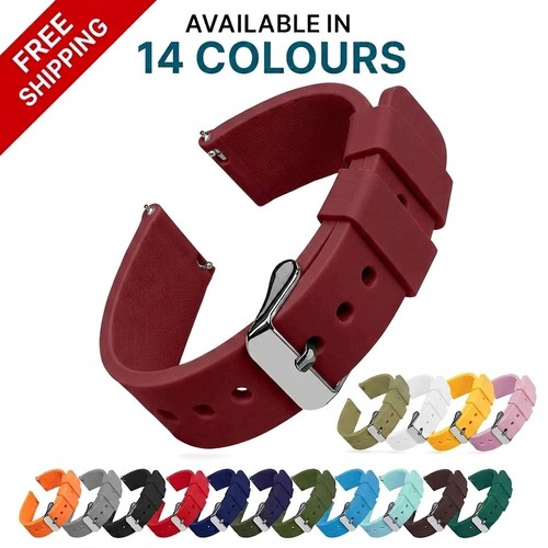 Silicone rubber watch strap - silicone,