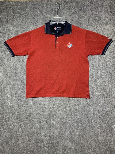 Domino pizza polo shirt - pizza, mens