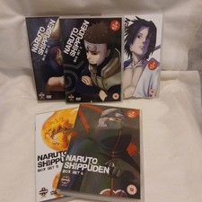 Naruto Shippuden DVD  Box Set 2,3,4,5 And 6 Bundle Manga Japanese