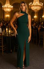 Vesper Womens Green Plain