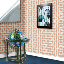 Dolls House Wallpaper, RETRO