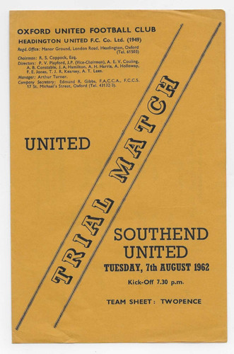 1962 trial match oxford - -,