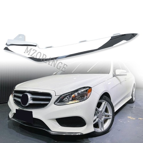 Left chrome front bumper lower - front,