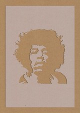 Jimi Hendrix Stencil Celebrity